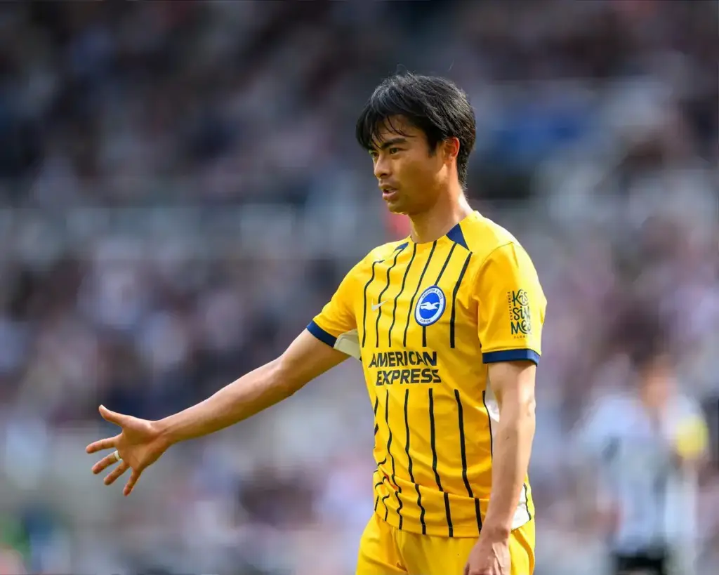 Kaoru Mitoma of Brighton & Hove Albion during pre-season