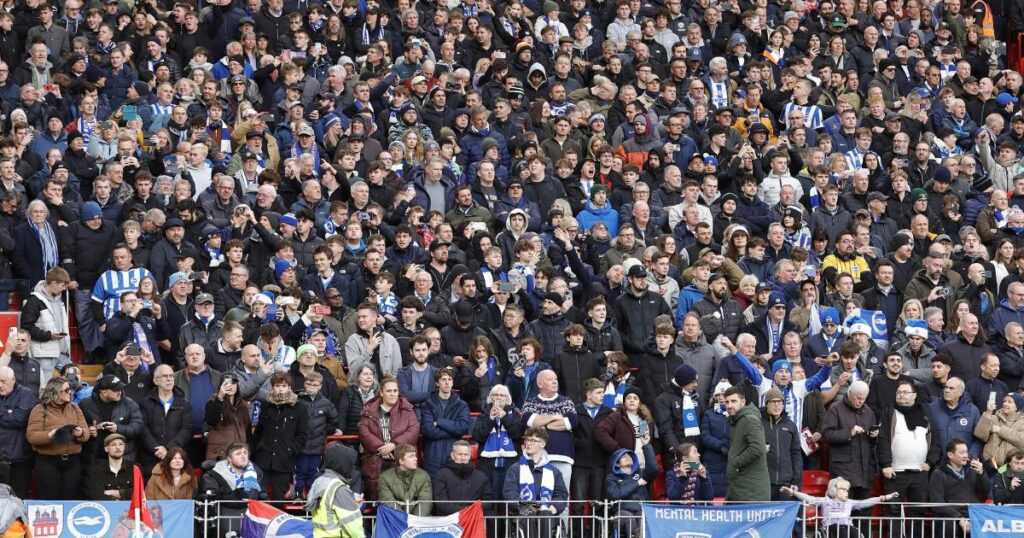 Brighton & Hove Albion fans — Image: Richard Parkes via The Argus