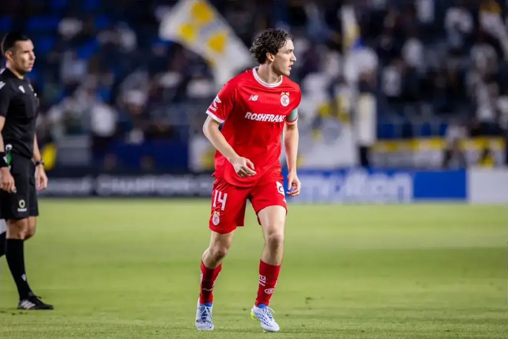 April 15, 2026, Los Angeles, California, United States: Marcel Ruiz #14 of Toluca FC looks on during the match of CONCACAF Champions League between LA Galaxy and Toluca FC at Dignity Health Sports Park. on April 15, 2026 in Los Angeles, CA. (Photo by